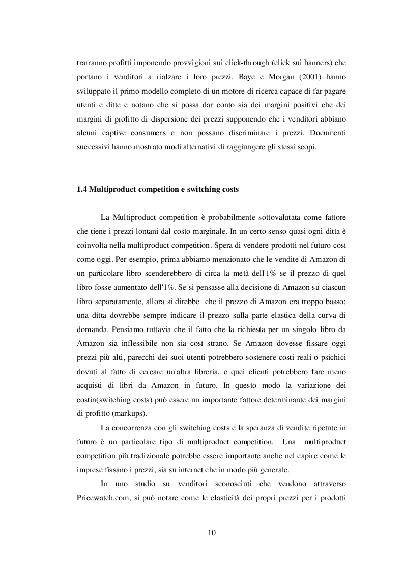 Estratto dalla tesi: La dispersione dei prezzi nel mercato online dei viaggi