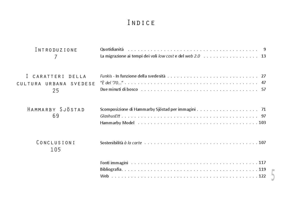 Indice della tesi: s-composizione di un quartiere modello: Hammarby Sjöstad, Stockholm, Pagina 1