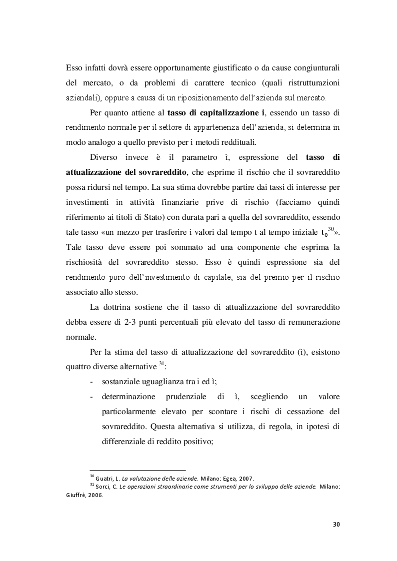 Estratto dalla tesi: Profili di valutazione economica delle imprese bancarie