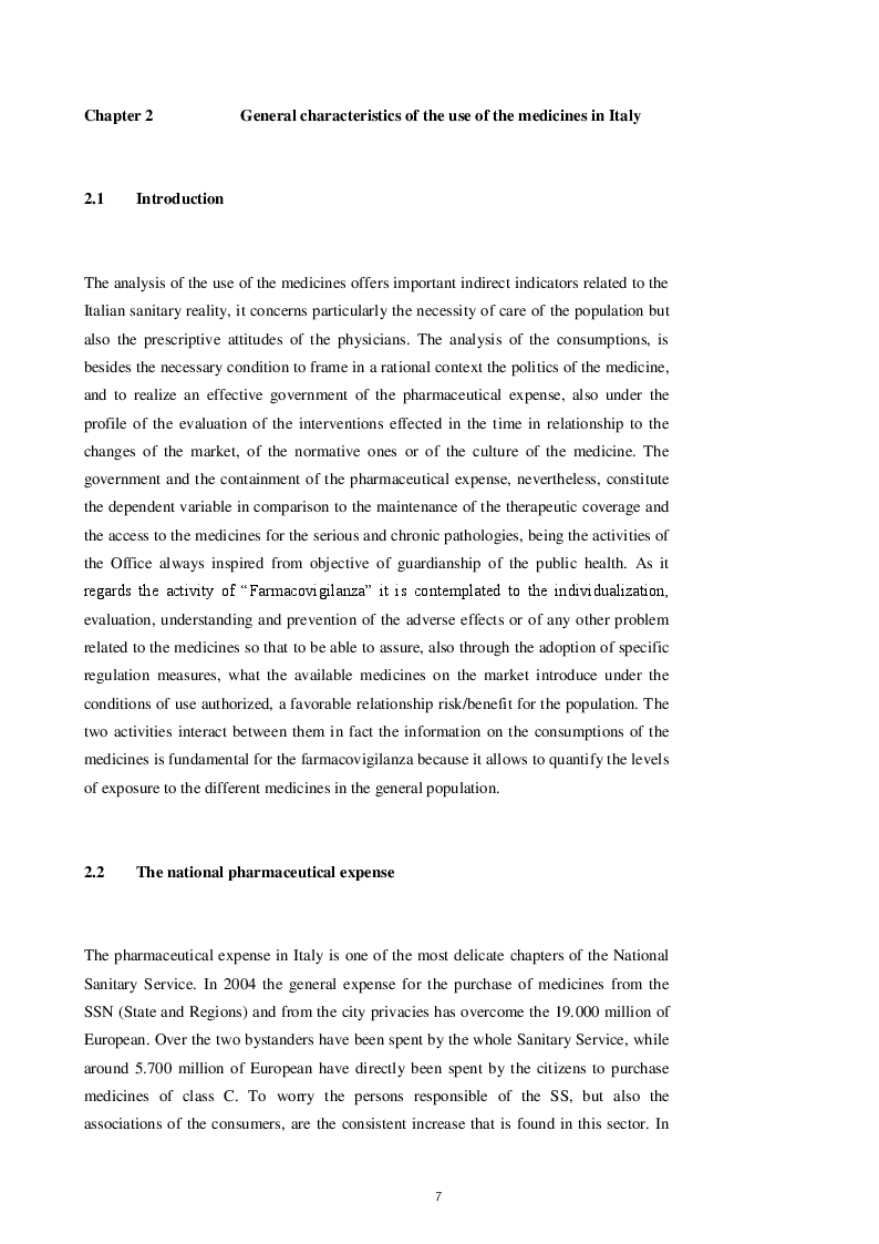 Estratto dalla tesi: The liberalization of the bench medicines