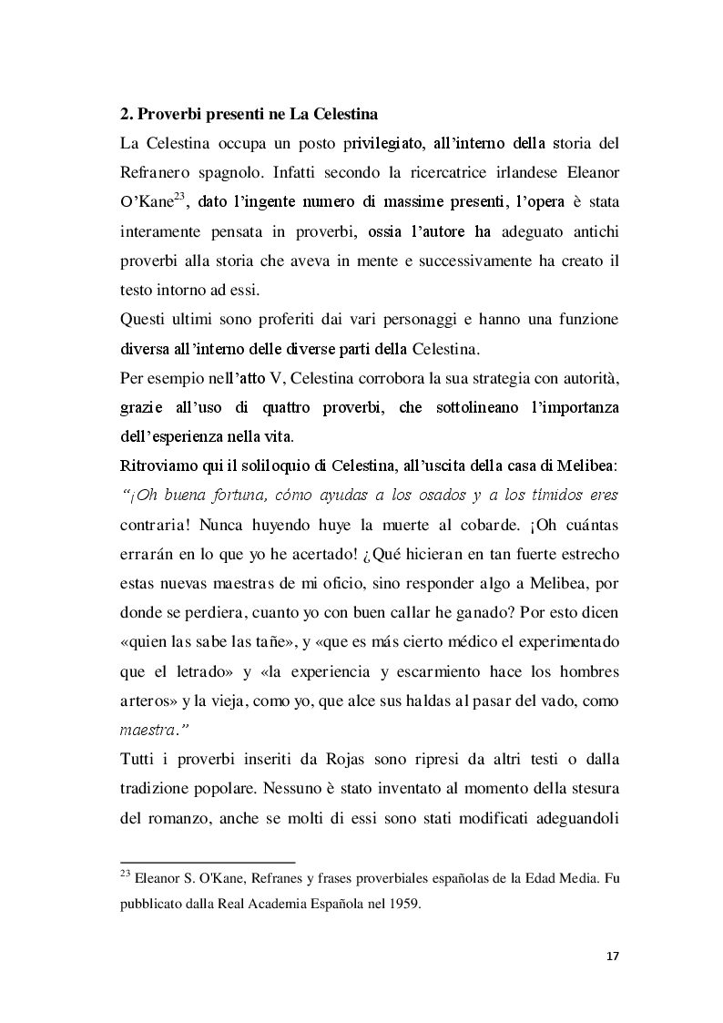 Estratto dalla tesi: La paremiologia nella letteratura spagnola del ''Siglo de Oro''