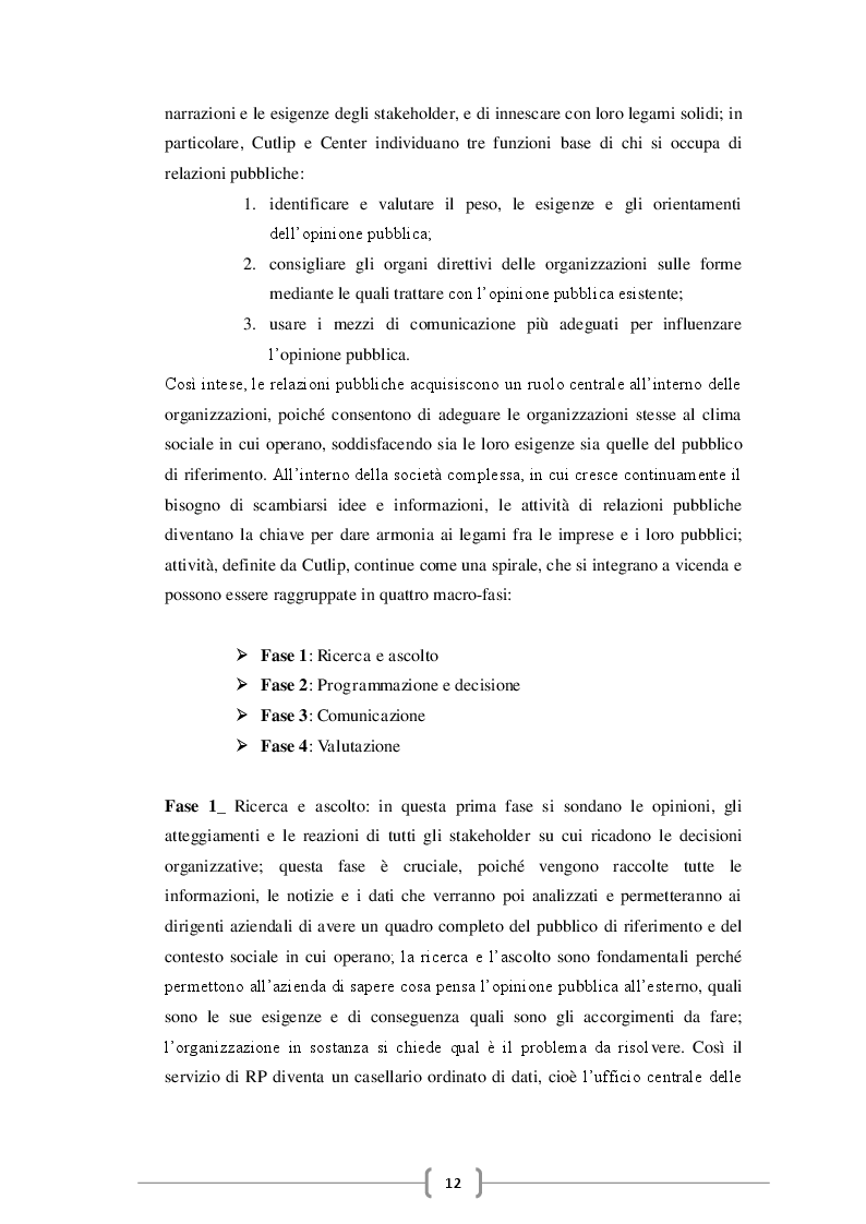Estratto dalla tesi: Le organizzazioni 2.0 tra Corporate Communication e Social Media, nuove dinamiche nelle relazioni con gli stakeholder: il caso INPS.