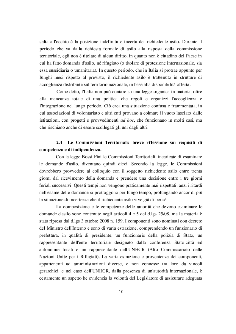 Estratto dalla tesi: I Richiedenti Asilo: uno studio sul centro di accoglienza diffuso di Biella