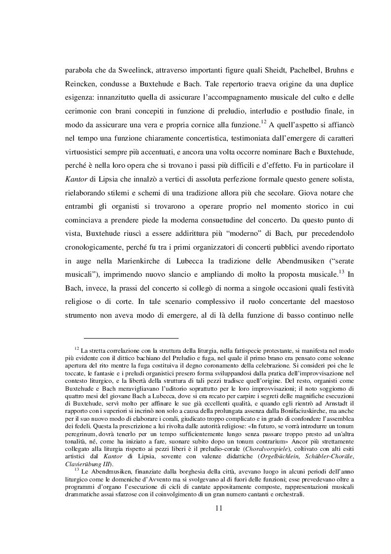 Estratto dalla tesi: La letteratura per organo e orchestra tra Ottocento e Novecento