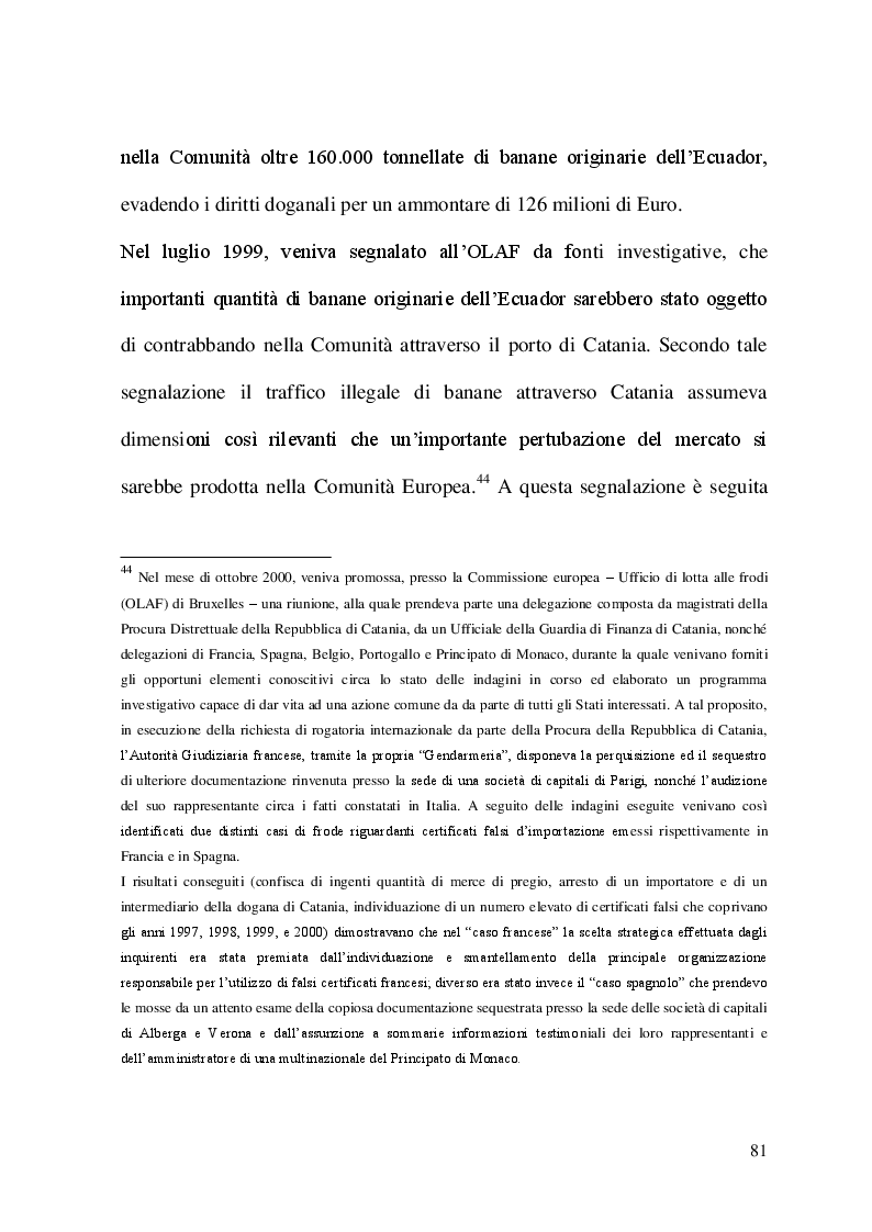 Estratto dalla tesi: L'OLAF (Ufficio europeo per la lotta antifrode) e le frodi agroalimentari
