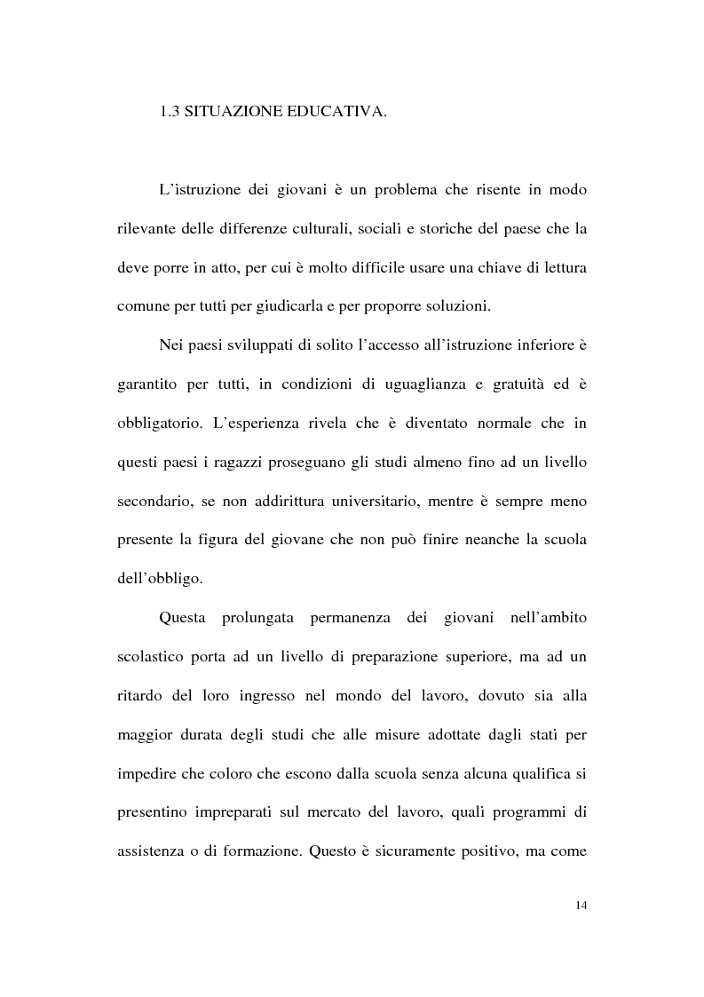 Anteprima della tesi: Genesi e prospettive della politica europea per la gioventù, Pagina 14