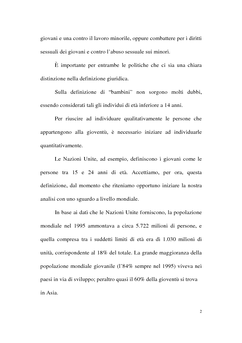Anteprima della tesi: Genesi e prospettive della politica europea per la gioventù, Pagina 2