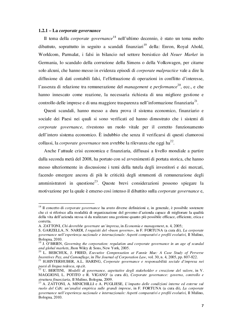 Estratto dalla tesi: Le stock option: aspetti economico-aziendali e contabili