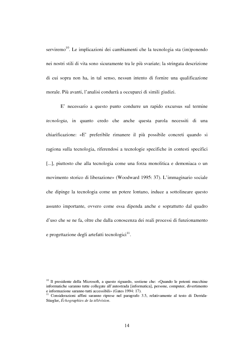 Anteprima della tesi: La recente evoluzione dei media digitali e le sue conseguenze sul pensiero filosofico, Pagina 12