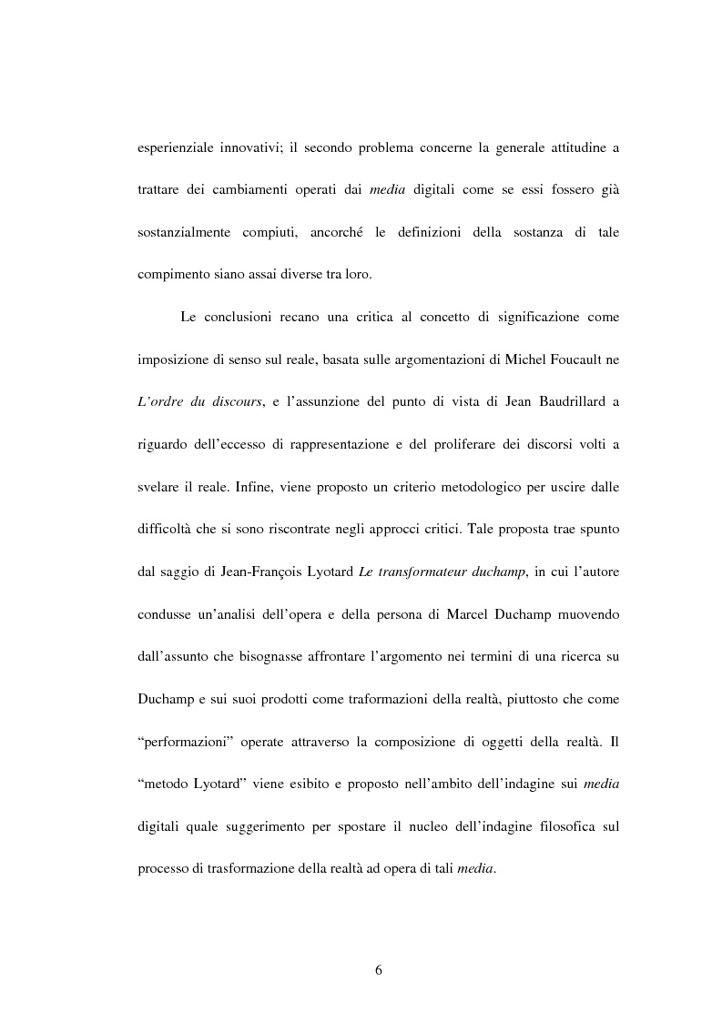 Anteprima della tesi: La recente evoluzione dei media digitali e le sue conseguenze sul pensiero filosofico, Pagina 4