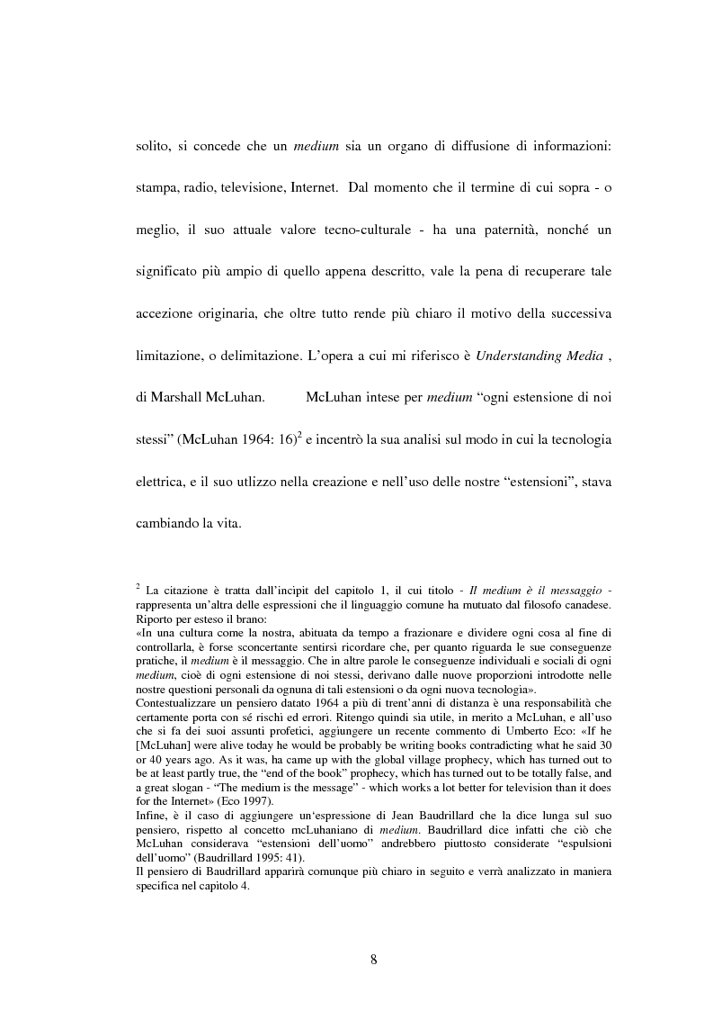 Anteprima della tesi: La recente evoluzione dei media digitali e le sue conseguenze sul pensiero filosofico, Pagina 6