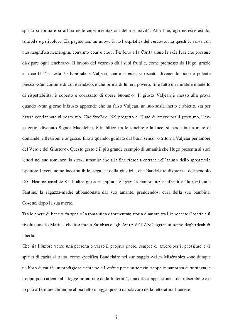 Estratto dalla tesi: ''Les Misérables'': il capolavoro della letteratura francese approda a teatro