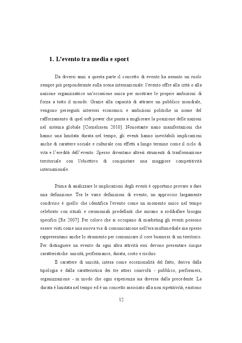 Anteprima della tesi: Mondiali e Olimpiadi: gli occhi dei media sul Brasile, Pagina 7