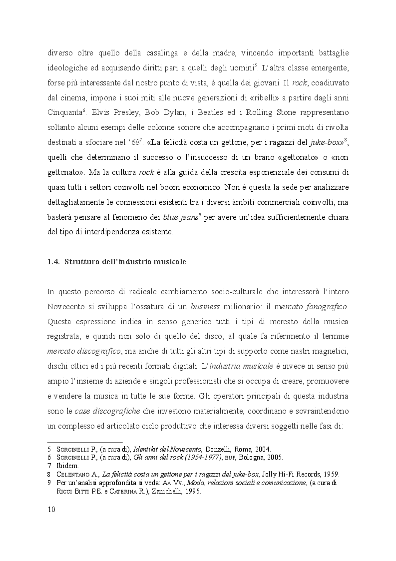 Estratto dalla tesi: Evoluzione dell'industria musicale: share to download