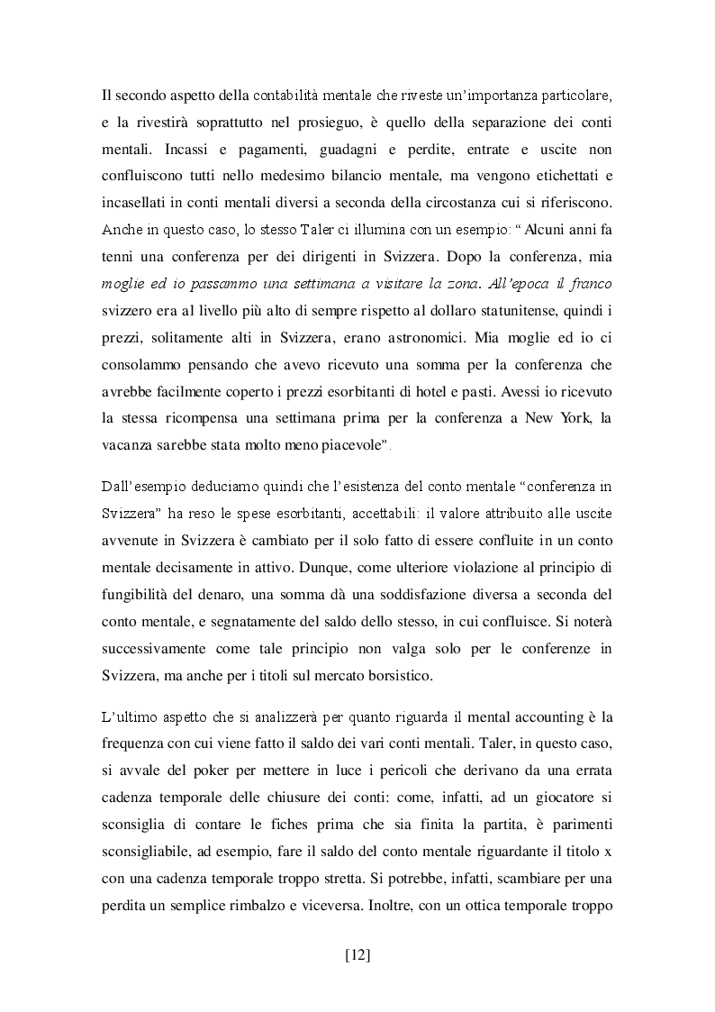 Estratto dalla tesi: Razionalità e mercati finanziari: proposta di una rete neurale per la Finanza Comportamentale