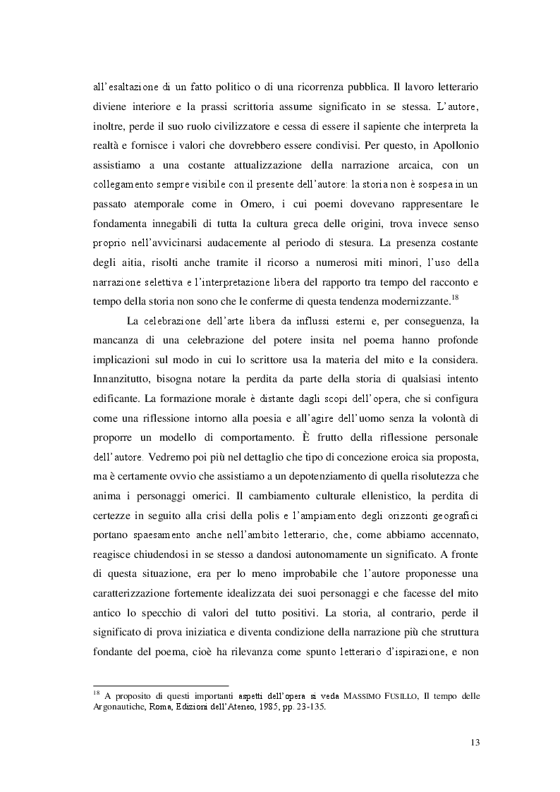 Estratto dalla tesi: Declinazioni dell'eroismo nella saga argonautica