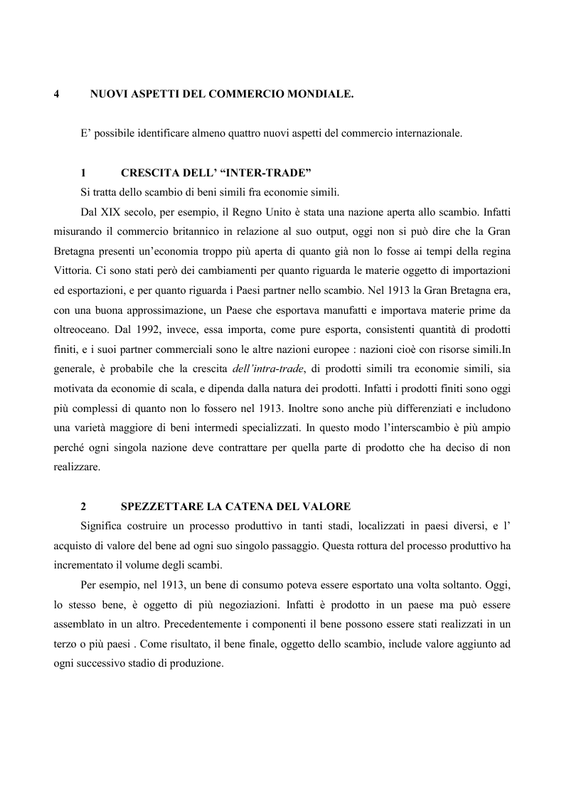 Anteprima della tesi: La globalizzazione e il mercato del lavoro: la realtà americana ed europea a confronto, Pagina 11