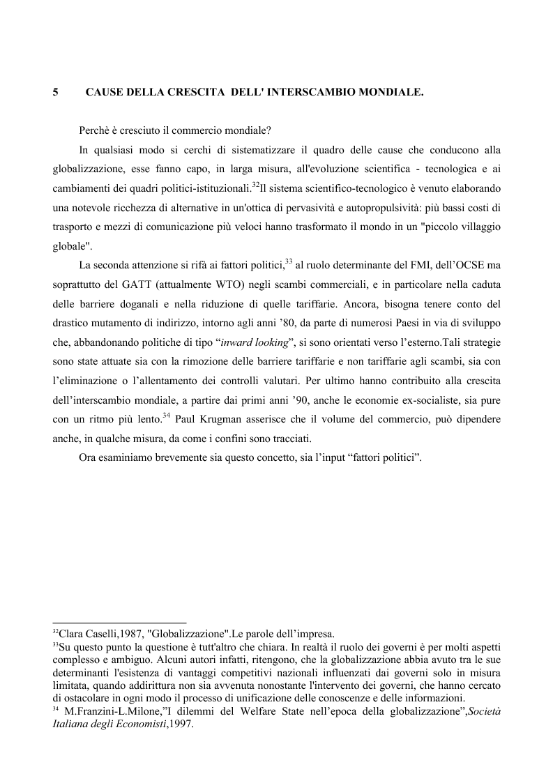 Anteprima della tesi: La globalizzazione e il mercato del lavoro: la realtà americana ed europea a confronto, Pagina 14