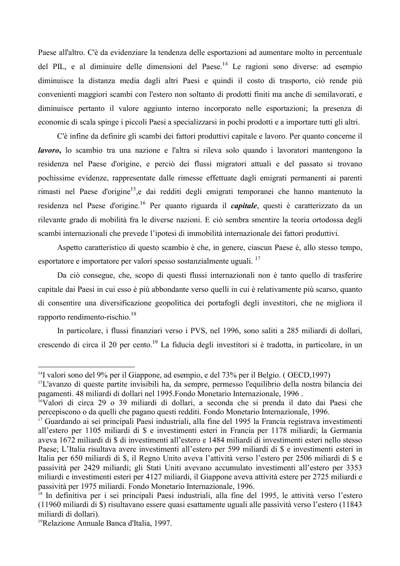 Anteprima della tesi: La globalizzazione e il mercato del lavoro: la realtà americana ed europea a confronto, Pagina 6