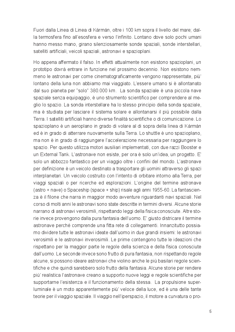 Estratto dalla tesi: La rappresentazione dell'astronave: quando la fantasia supera la scienza - un excursus che coinvolge le visualizzazioni grafiche delle astronavi nel cinema e in altre arti