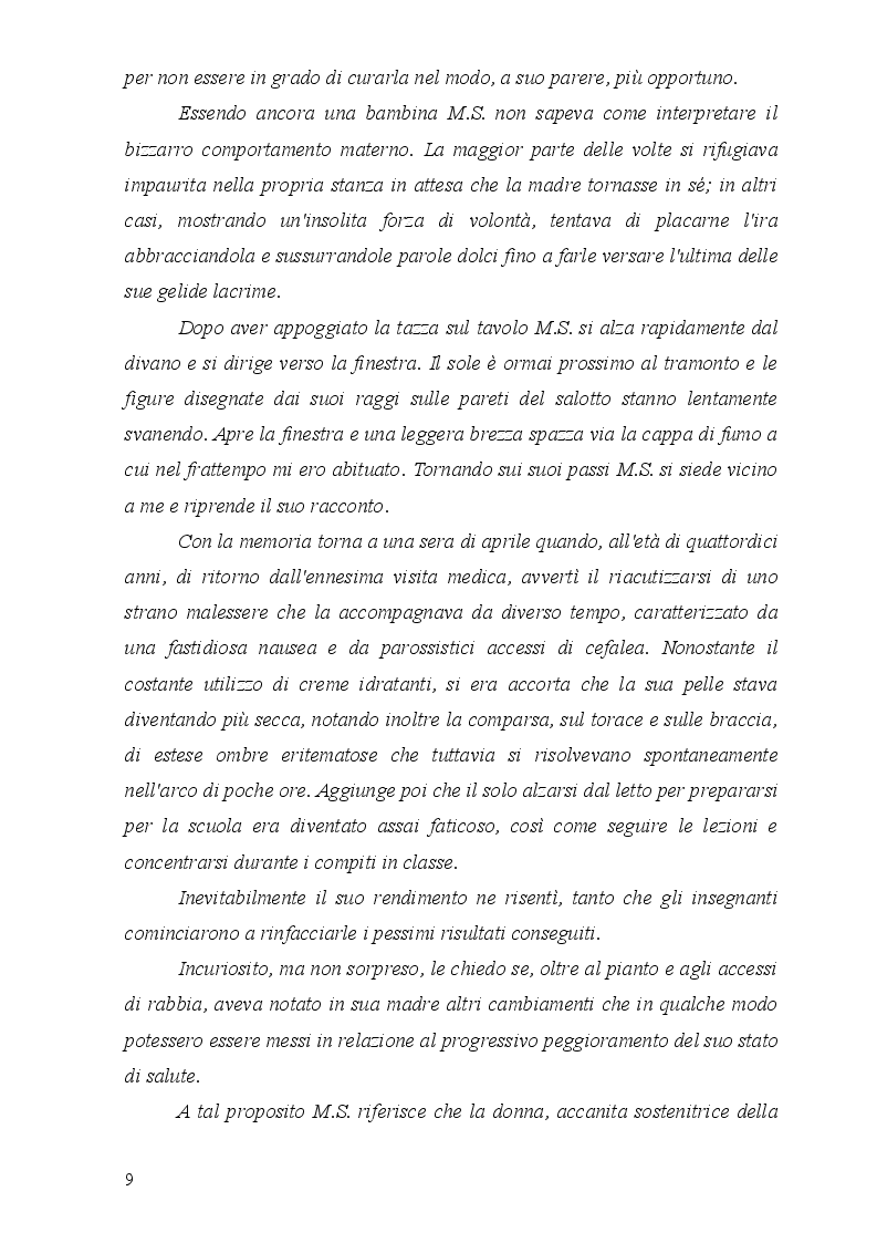 Estratto dalla tesi: La Sindrome di Munchausen per Procura