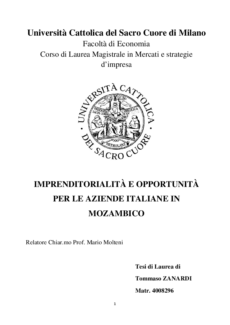 Economia E Legislazione D Impresa Unicatt