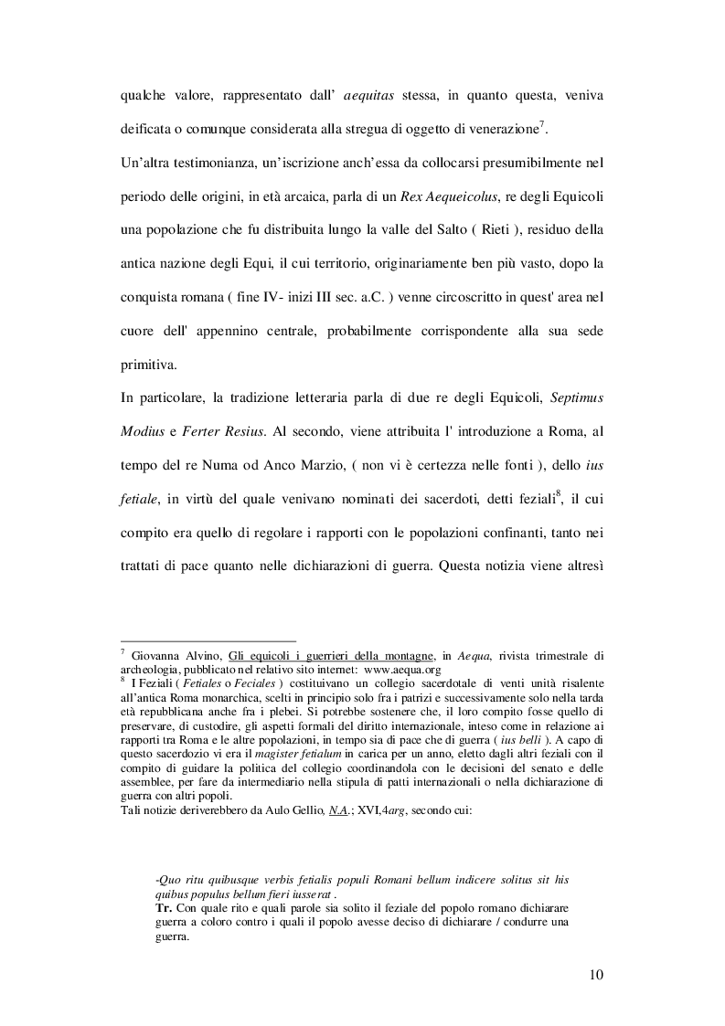 Estratto dalla tesi: Il valore dell'aequitas nella formazione del Ius honorarium