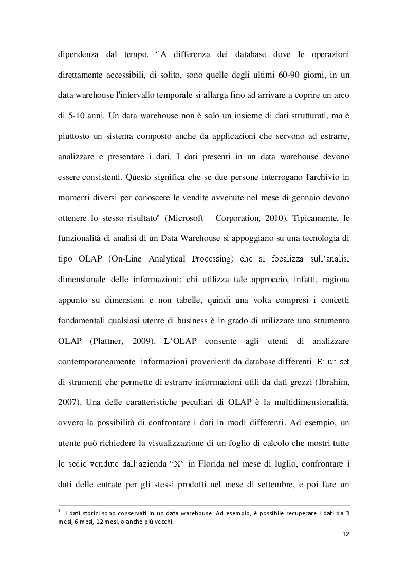 Estratto dalla tesi: Strumenti di Business Performance Management: le offerte per le piccole e medie imprese sul mercato europeo
