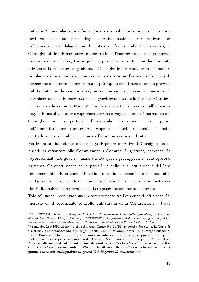 Estratto dalla tesi: I Comitati nel quadro istituzionale dell'Unione Europea