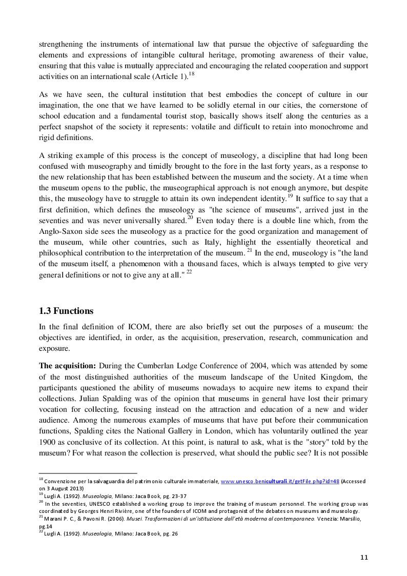 Estratto dalla tesi: Corporate Museums: Heritage as a Brand Value