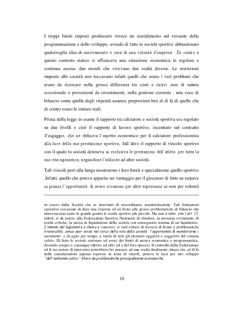Estratto dalla tesi: Analisi economico - aziendale delle società di calcio quotate in borsa: il modello Juventus F.C.