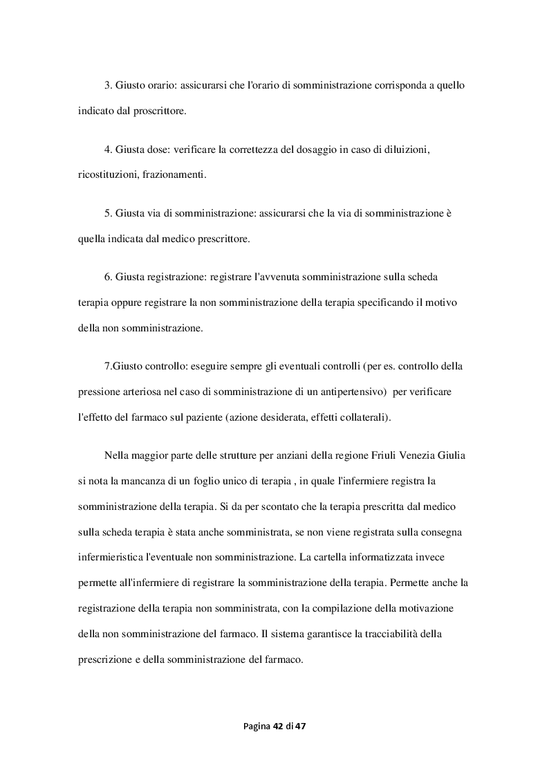 Estratto dalla tesi: La cartella clinico-assistenziale informatizzata: strumento per migliorare il management sanitario nelle Residenze per Anziani