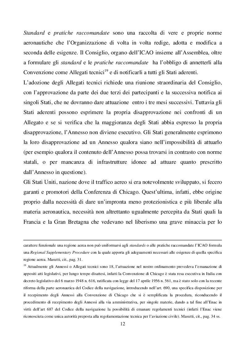 Estratto dalla tesi: La liberalizzazione dei trasporti aerei e dei servizi di assistenza a terra