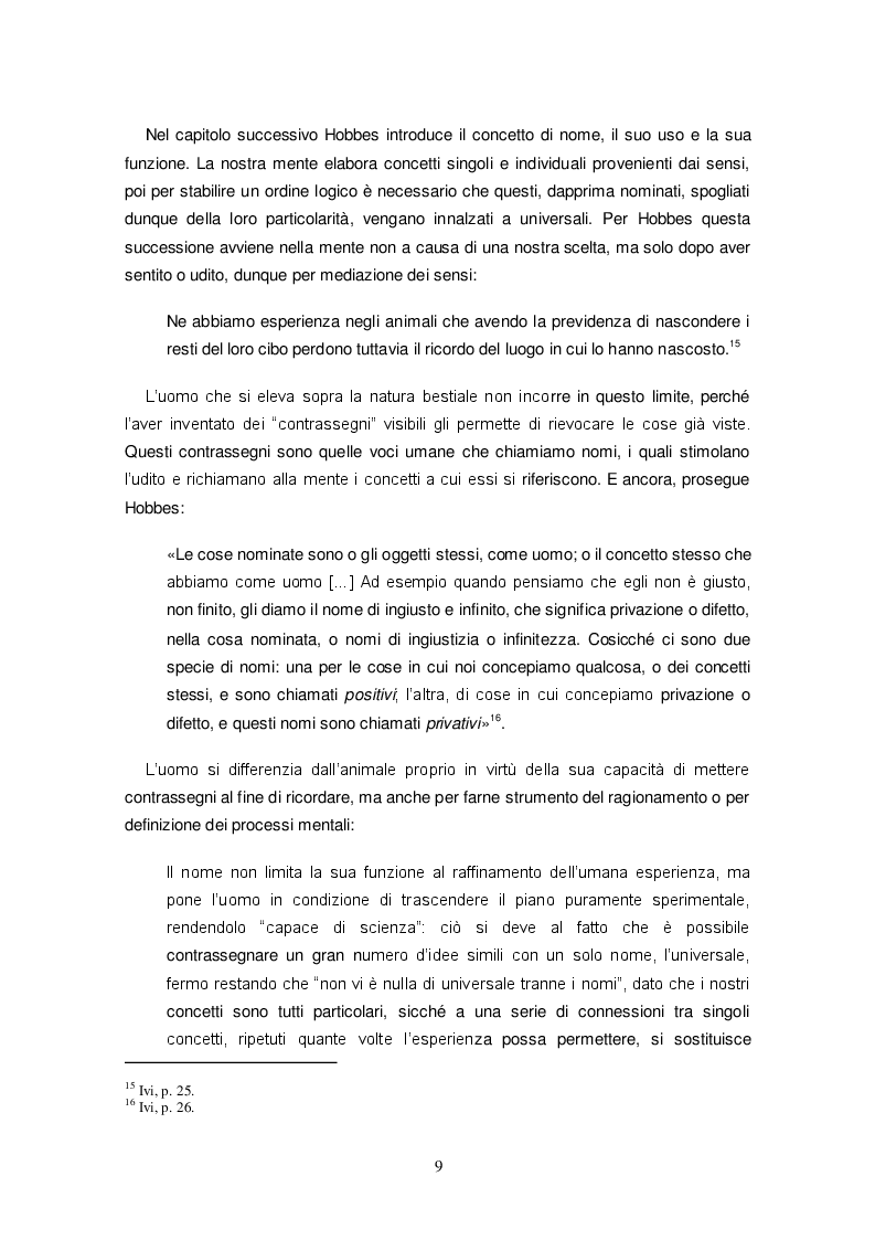 Estratto dalla tesi: La paura come strumento di civilizzazione nel pensiero di Thomas Hobbes