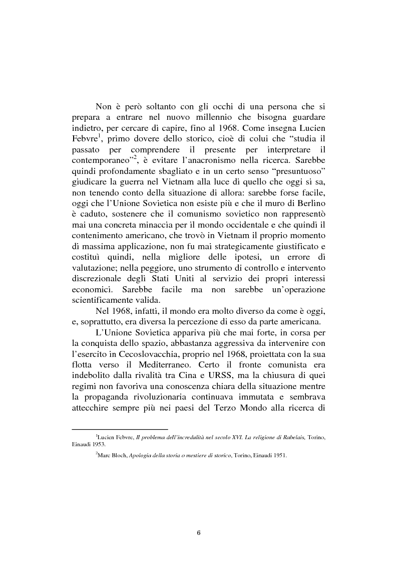 Anteprima della tesi: L'America in Vietnam attraverso la grande stampa italiana, 1967-1968, Pagina 2