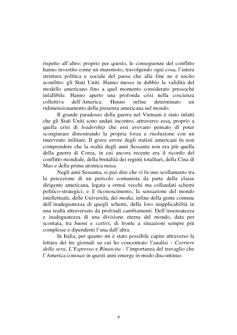 Anteprima della tesi: L'America in Vietnam attraverso la grande stampa italiana, 1967-1968, Pagina 4