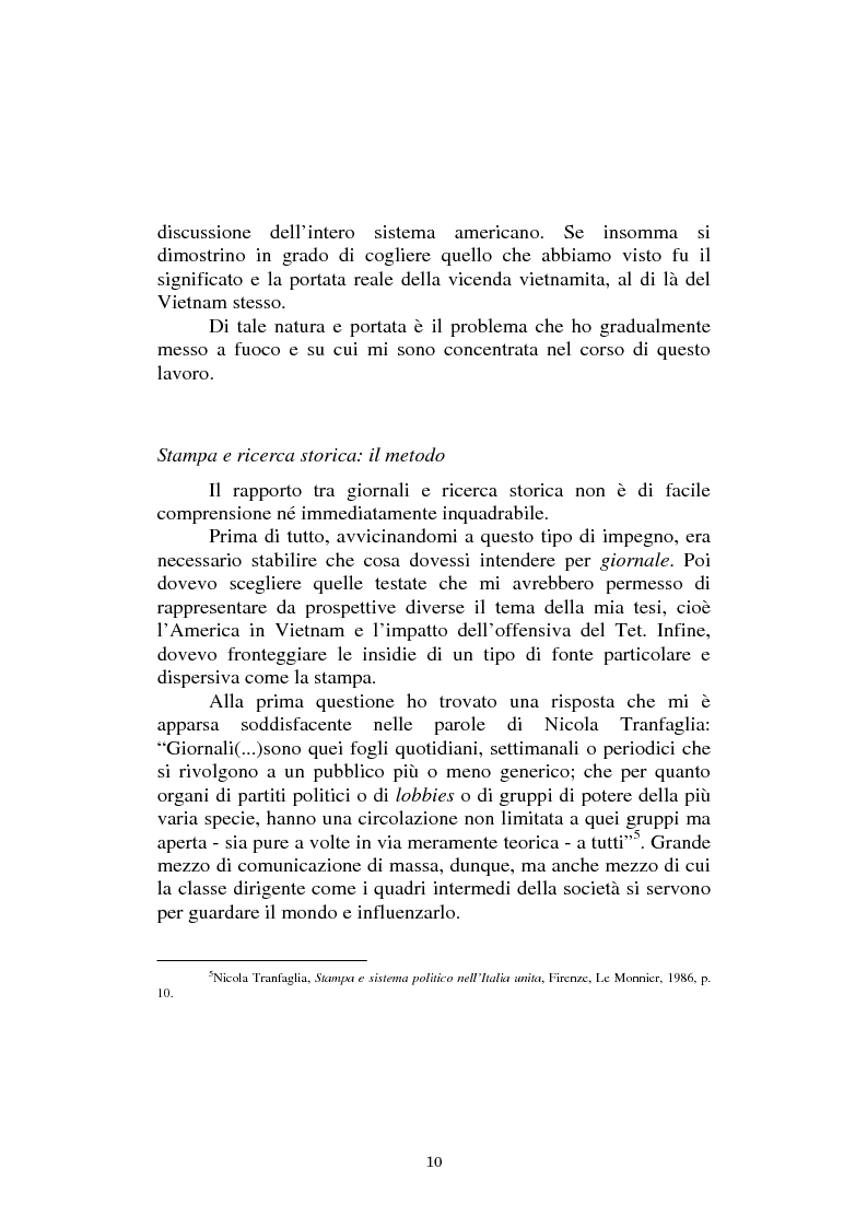 Anteprima della tesi: L'America in Vietnam attraverso la grande stampa italiana, 1967-1968, Pagina 6