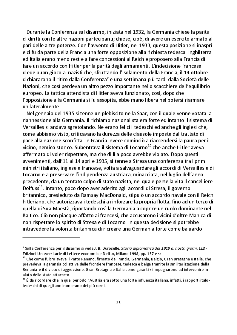 Estratto dalla tesi: Le relazioni tra Germania e Unione Sovietica nel 1939. I patti nazi-sovietici di agosto e settembre.