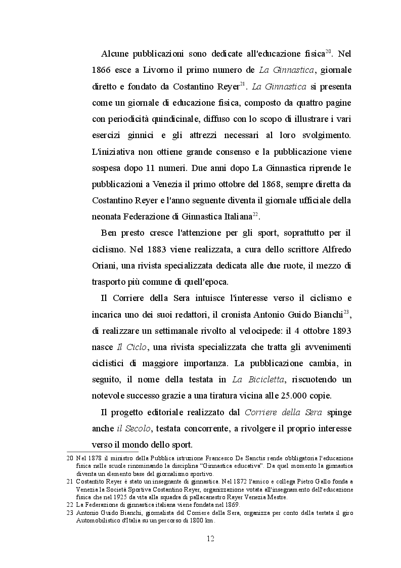Estratto dalla tesi: Dalla Gazzetta dello Sport a Tuttomercatoweb - L'evoluzione del linguaggio giornalistico sportivo
