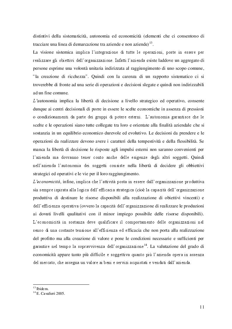 Estratto dalla tesi: La stima del capitale economico. Applicazione della nuova logica valutativa