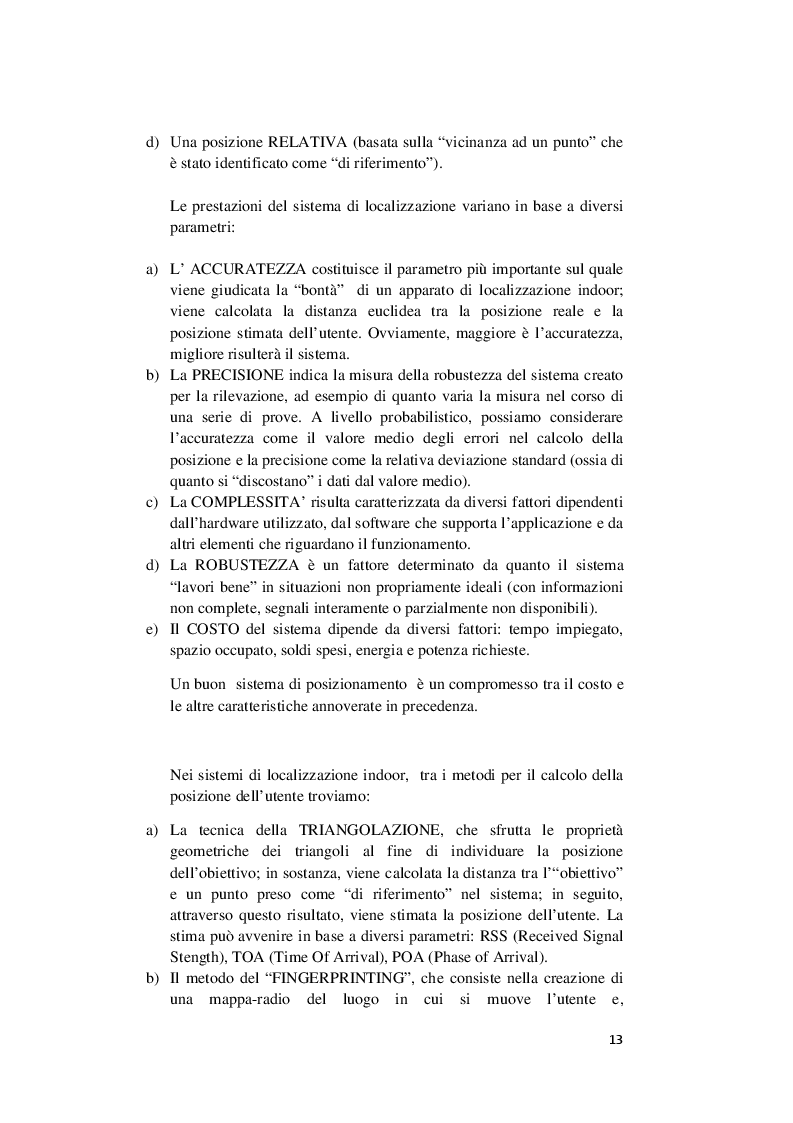 Estratto dalla tesi: Sperimentazione in un Testbed di un sistema di localizzazione indoor mediante RFID e Wi-Fi
