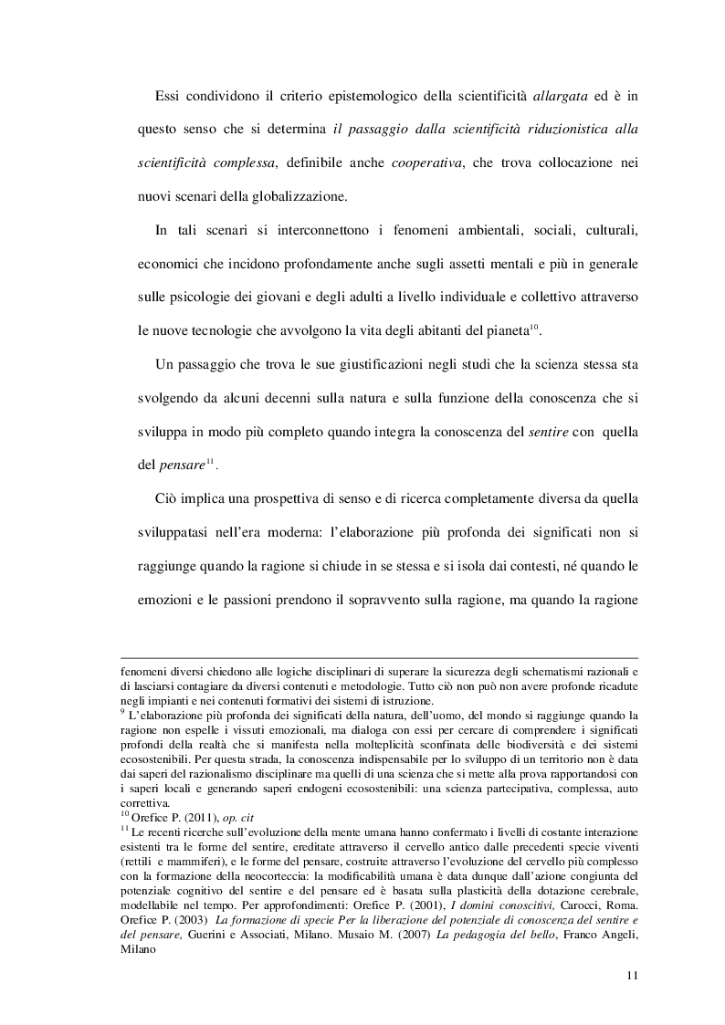 Estratto dalla tesi: Il processo formativo e il bilancio sociale. Dalle conoscenze alle competenze. Dal monitoraggio al bilancio sociale