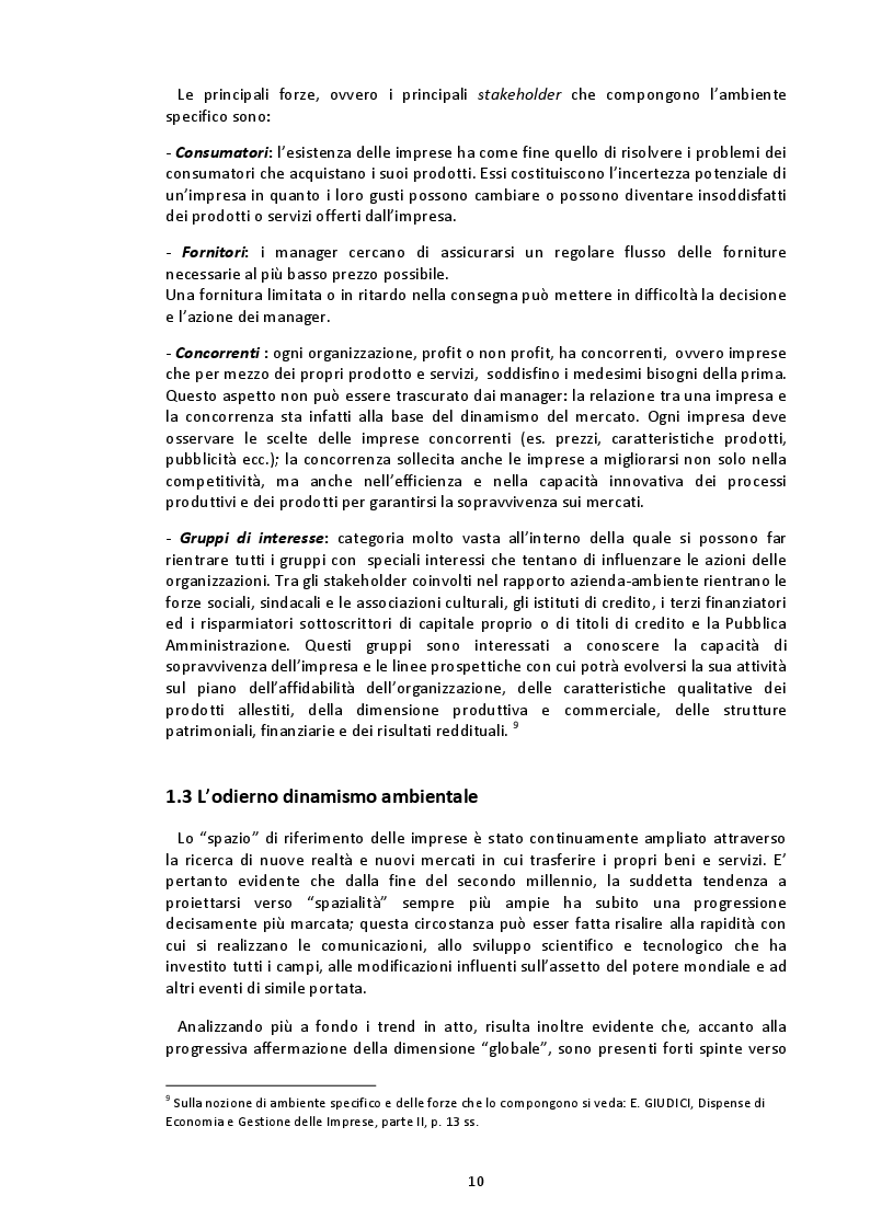 Estratto dalla tesi: L'essenziale correlazione tra Azienda e Ambiente