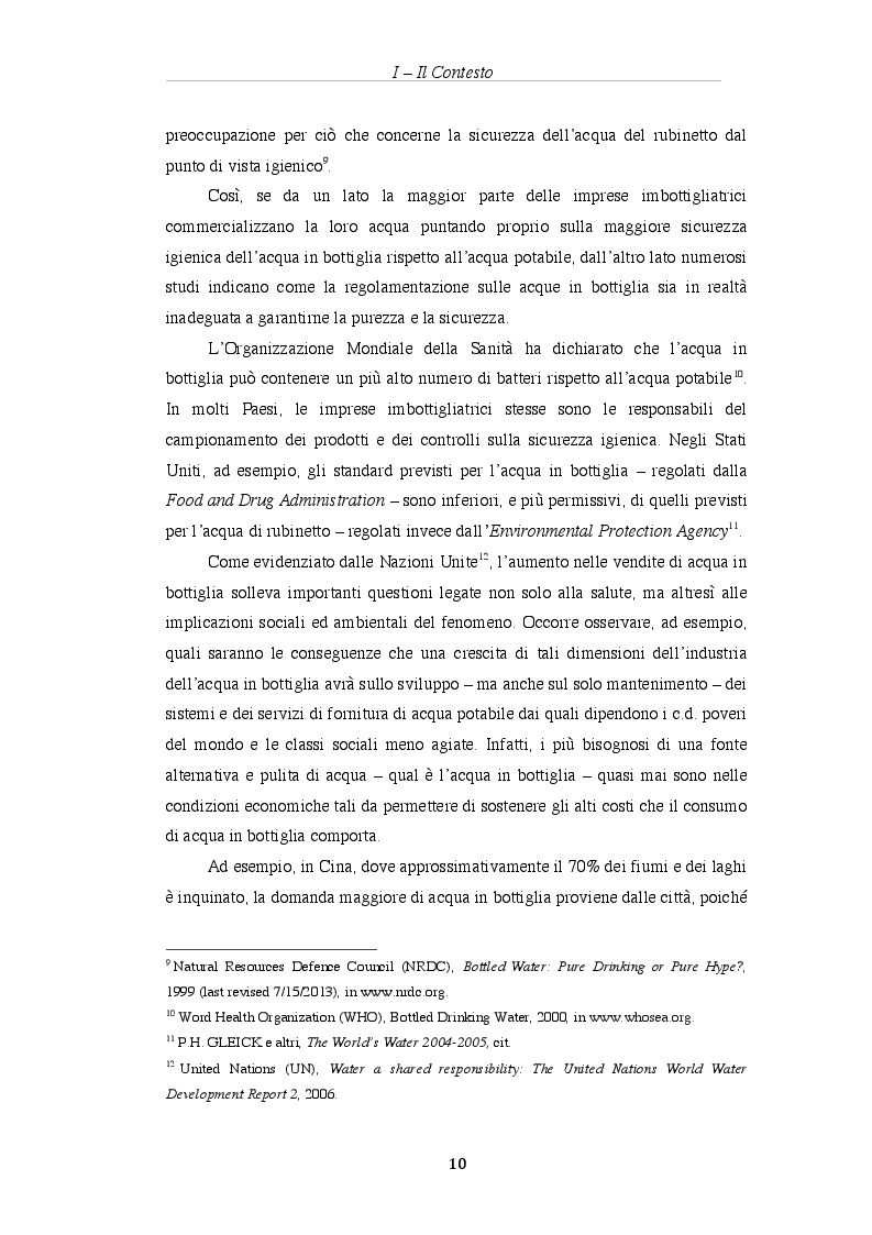 Estratto dalla tesi: Analisi economica del diritto ed assetti proprietari: il caso delle acque minerali