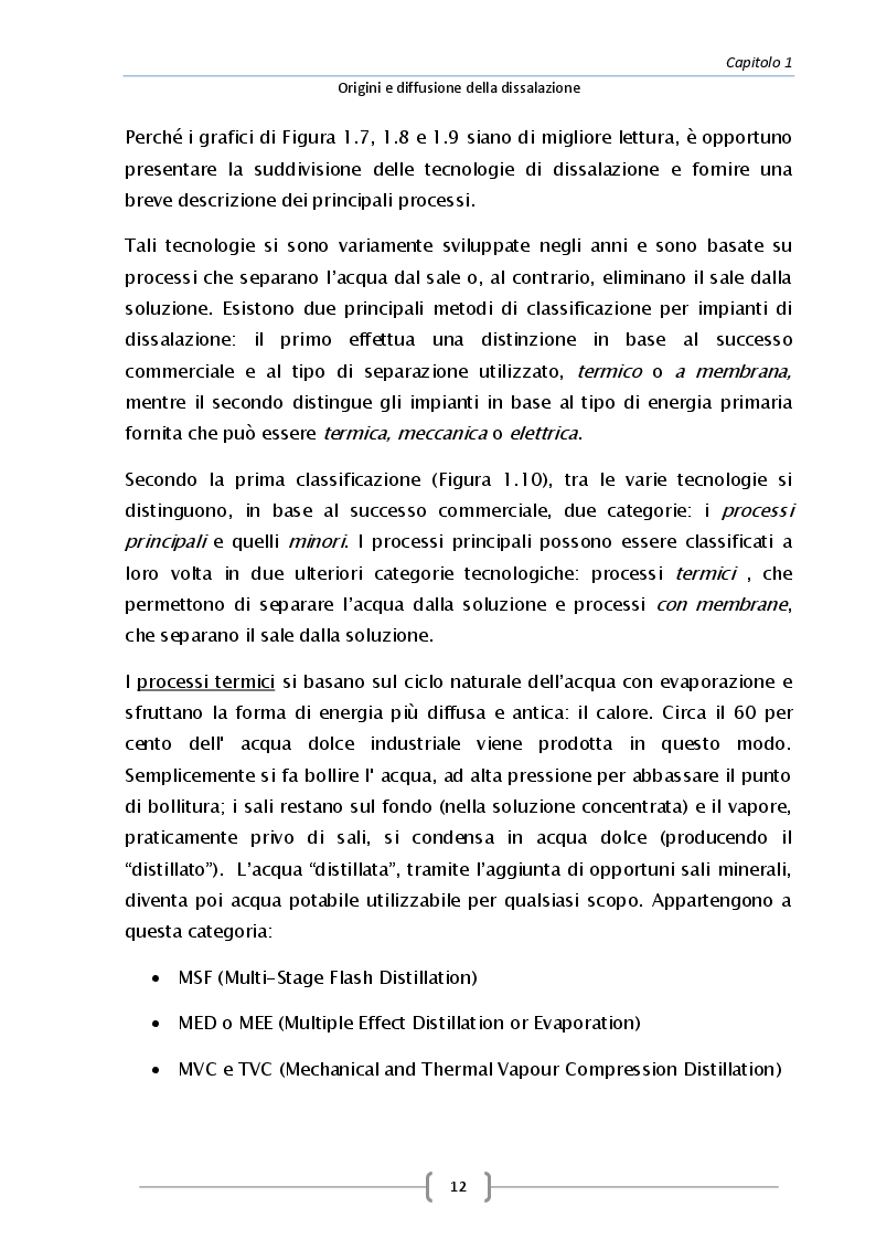 Estratto dalla tesi: Valutazione dell'exergia di dissalazione