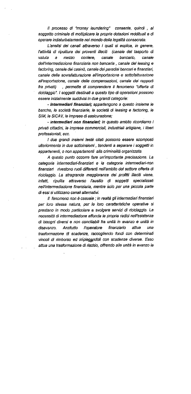 Anteprima della tesi: Il riciclaggio di proventi illeciti nel sistema finanziario contemporaneo, Pagina 2