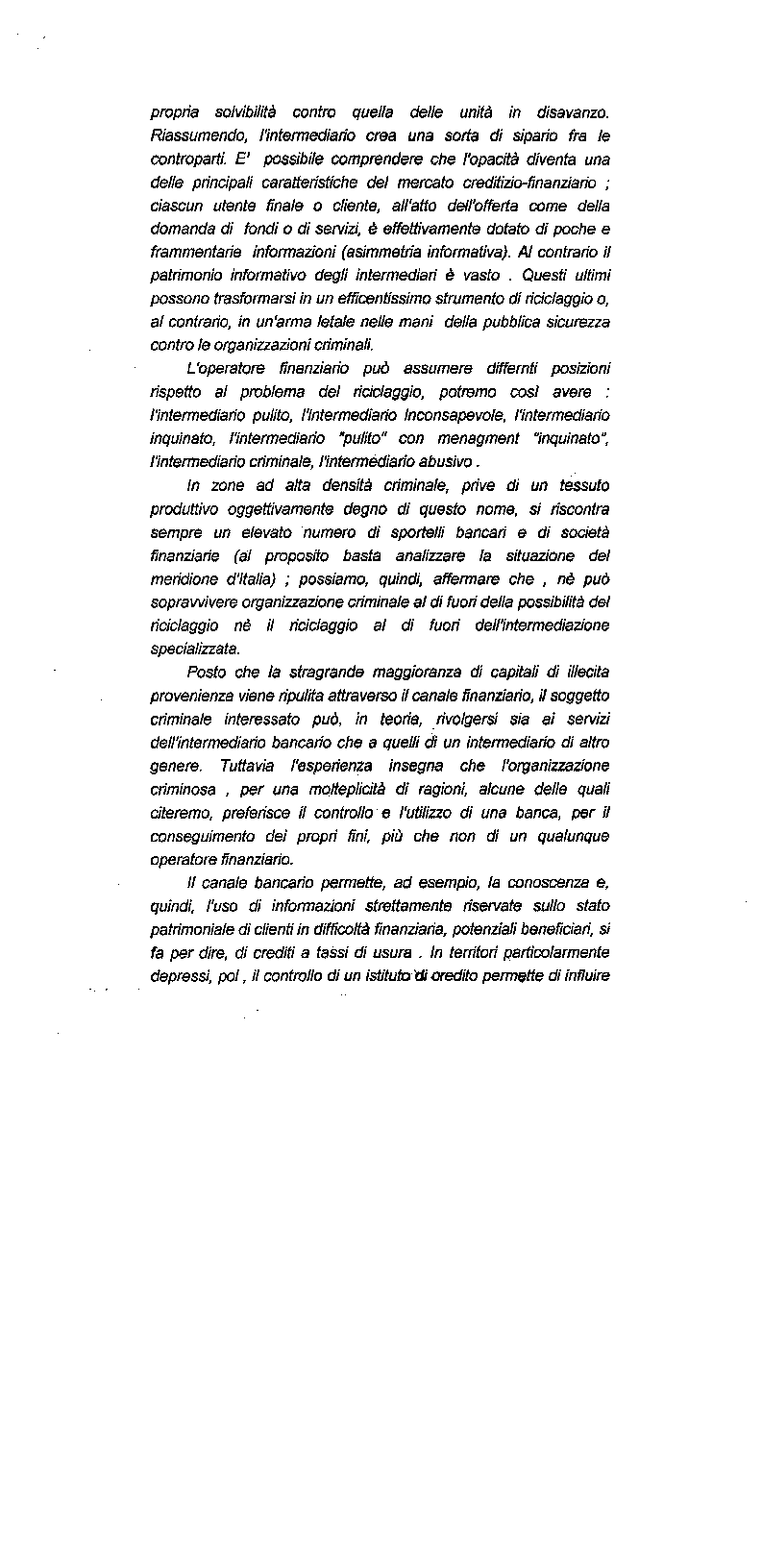 Anteprima della tesi: Il riciclaggio di proventi illeciti nel sistema finanziario contemporaneo, Pagina 3