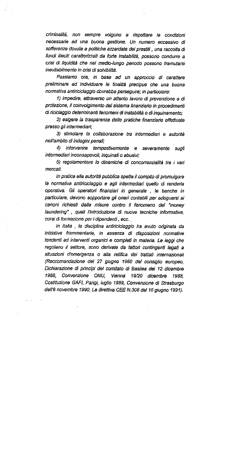Anteprima della tesi: Il riciclaggio di proventi illeciti nel sistema finanziario contemporaneo, Pagina 7