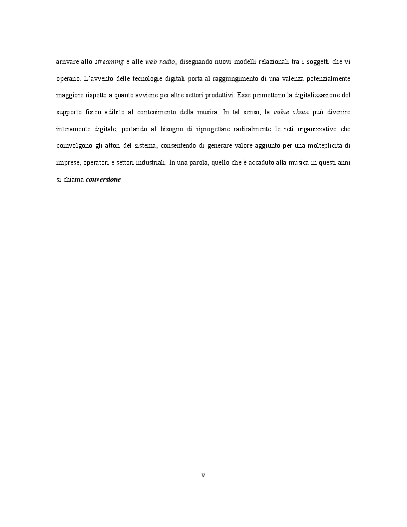Anteprima della tesi: La conversione dell'industria musicale attraverso le tecnologie digitali, Pagina 3