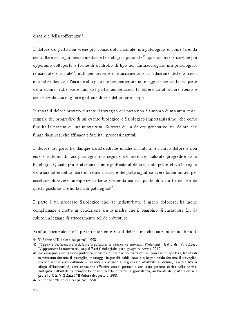 Estratto dalla tesi: Maternità: endogestazione, parto ed esogestazione. Nascita di un legame.